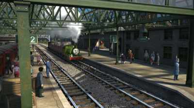 [indistinct PA announcements] - Thomas & Friends: Journey Beyond Sodor