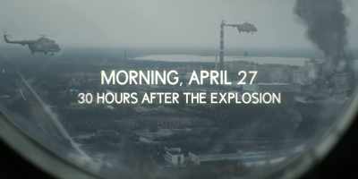 (indistinct radio transmissions) - Chernobyl