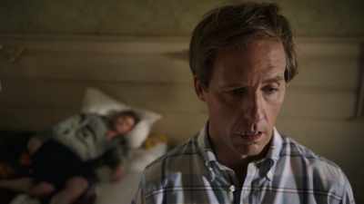 [indistinct rap music playing
on TV] - Father of the Year