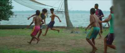 [INDISTINCT SOUND OF KIDS PLAYING] - Kumbalangi Nights