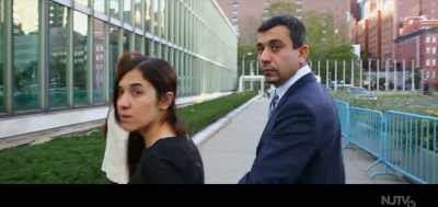[ Indistinct talking ] - On Her Shoulders