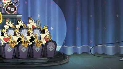 [indistinct whispers] - The Cuphead Show!