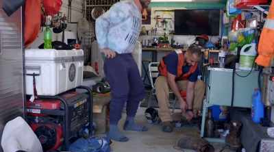 Industrial waste
is noxious enough - Sewer Divers