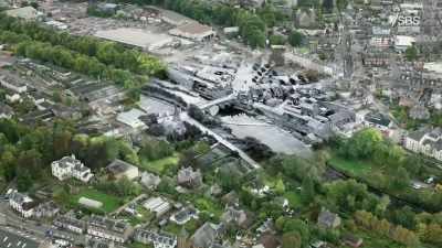 Industries that once employed
1,500 people disappeared. - Scotland from the Sky