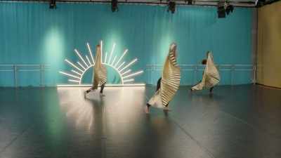 (Ines) I know they've
edged it up this year
with flashy costumes and stuff, - Find Me in Paris