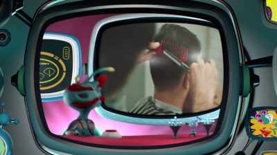 [informative grumbling] - Alien TV
