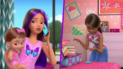 Ingat tarian ciptaan kami? Anjing-kucing? - Barbie: Skipper and the Big Babysitting Adventure