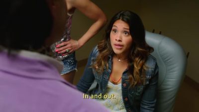 (inhaling and exhaling deeply) - Jane the Virgin