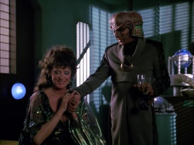 Initial scans of ionisation patterns
complete, sir. - Star Trek: The Next Generation