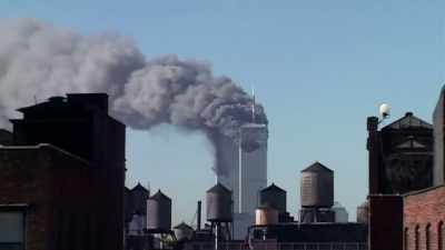 Initially, after the attack
on the North Tower, - 9/11: The Day the World Stood Still
