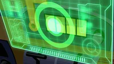 Initiating unadvised course
through unstable worm hole. - Justice League Action