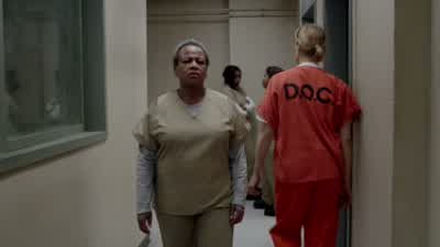 Inmate, where's your badge? - Orange Is the New Black