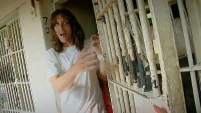 [inmates shout in background] - Louis Theroux: Life on the Edge