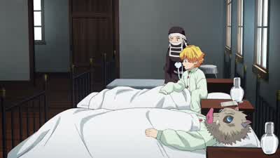 Inosuke, I'm so glad you're all right! - Demon Slayer: Kimetsu no Yaiba