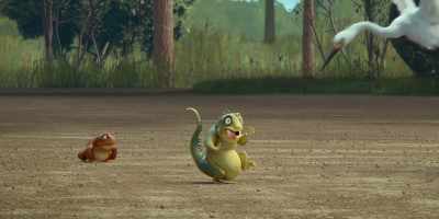 -[insects chirping]
-[frogs croaking] - Leo