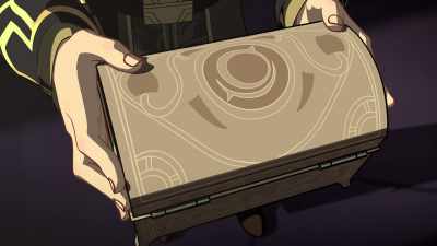 Inside this box is an Archangel
Lunaris... a giant moon moth. - The Dragon Prince