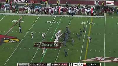 Inside,
Green is the only wide receiver - Trials To Triumph: The Documentary
