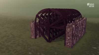 Inside, they poured
the Roman concrete - Roman Megastructures