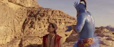 Inside the lamp,
everything is, like, - Aladdin