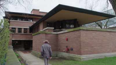 Inside too, Wright used
this building to experiment, - Frank Lloyd Wright: The Man Who Built America