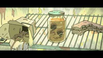 Inside was this mason jar. - Deadly Class