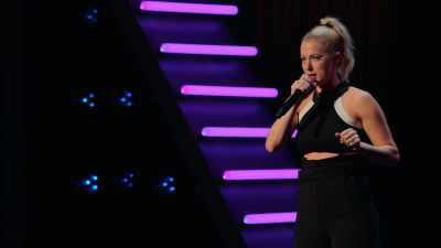 Inside your wicker basket,
you'll find a severed head and a grape, - Iliza Shlesinger: Unveiled
