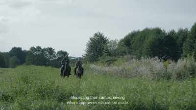 Inspecting their camps, seeing
where improvements can be made. - The Zone of Interest