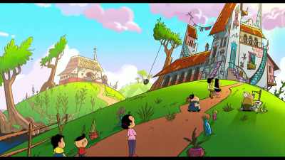 [inspirational music playing] - The Casagrandes Movie