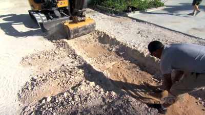 Installing a conduit for
water normally isn't an issue, - Island of Bryan