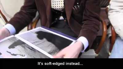 Instead, it has a fuzzy edge, - American Moon