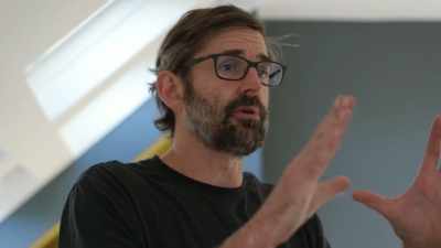 ..instead of pitching it - Louis Theroux: Life on the Edge