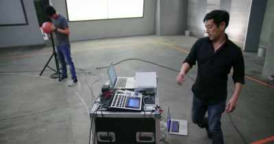 Instead of playing beeps
out of each speaker, - White Rabbit Project