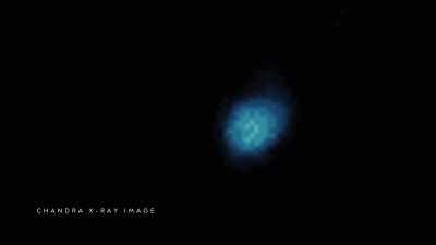 Instead, it recorded a flash ofX-rays,
just a few pixels across, - Universe