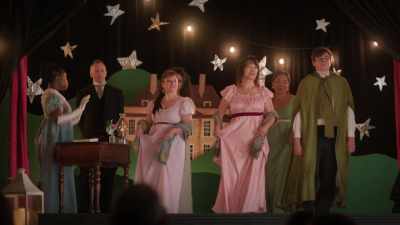 [instrumental music playing] - Paging Mr. Darcy