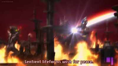 Intelligent life cannot eliminate disputes
or stop polluting the planet - Ultraman Geed the Movie: Connect! The Wishes!!