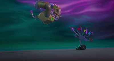 [intense music building] - Plankton: The Movie
