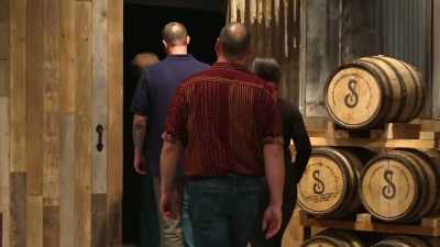 [intense music playing] - Moonshiners: Master Distiller