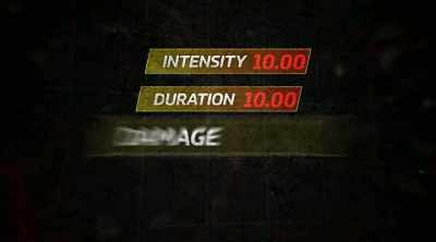 Intensity, duration, and damage. - Kings of Pain