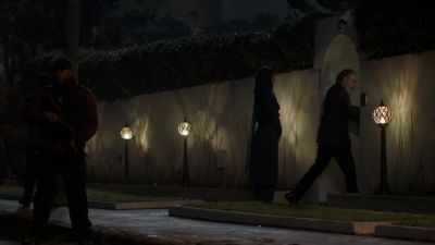 [intercom buzzes] - Homeland