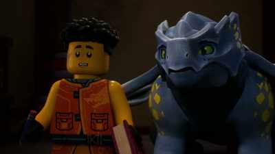 -Interested?
-[Riyu's stomach gurgling] - LEGO Ninjago: Dragons Rising