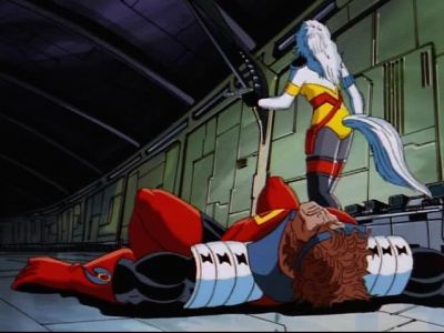 Interesting weaponry - X Men: The Animated Series