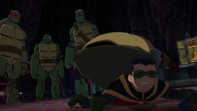 Interlopers. I'll
have your heads for this. - Batman vs Teenage Mutant Ninja Turtles