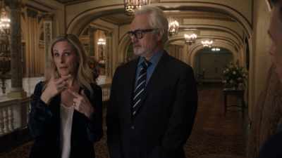 Interpreter: Do you want to hear
some behind-the-scenes trivia - A West Wing Special to Benefit When We All Vote