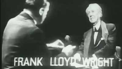 - [Interviewer] I
understand that last week, - Frank Lloyd Wright: The Man Who Built America