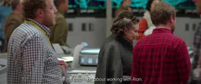 (INTERVIEWER SPEAKING) - The Director and the Jedi