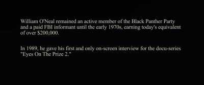 [interviewer]
What would you tell your son
about what you did then? - Judas and the Black Messiah