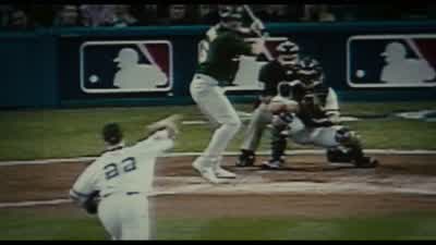 Into right-center field, broken bat, it'll fall, a base hit. - Moneyball