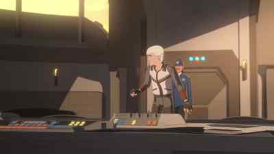 - Intruder, huh?
- Yes, it was Kazuda Xiono. - Star Wars Resistance
