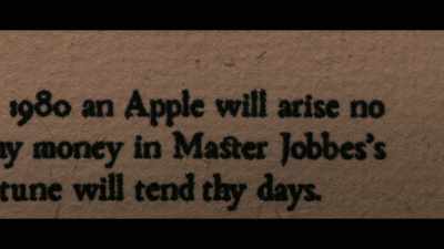 Invest thy money in
Master Jobbes's machine, - Good Omens