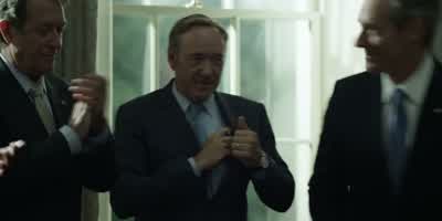 Invited guests, please join us in the east room for refreshments. - House of Cards